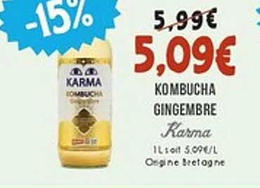 KOMBUCHA GINGEMBRE
