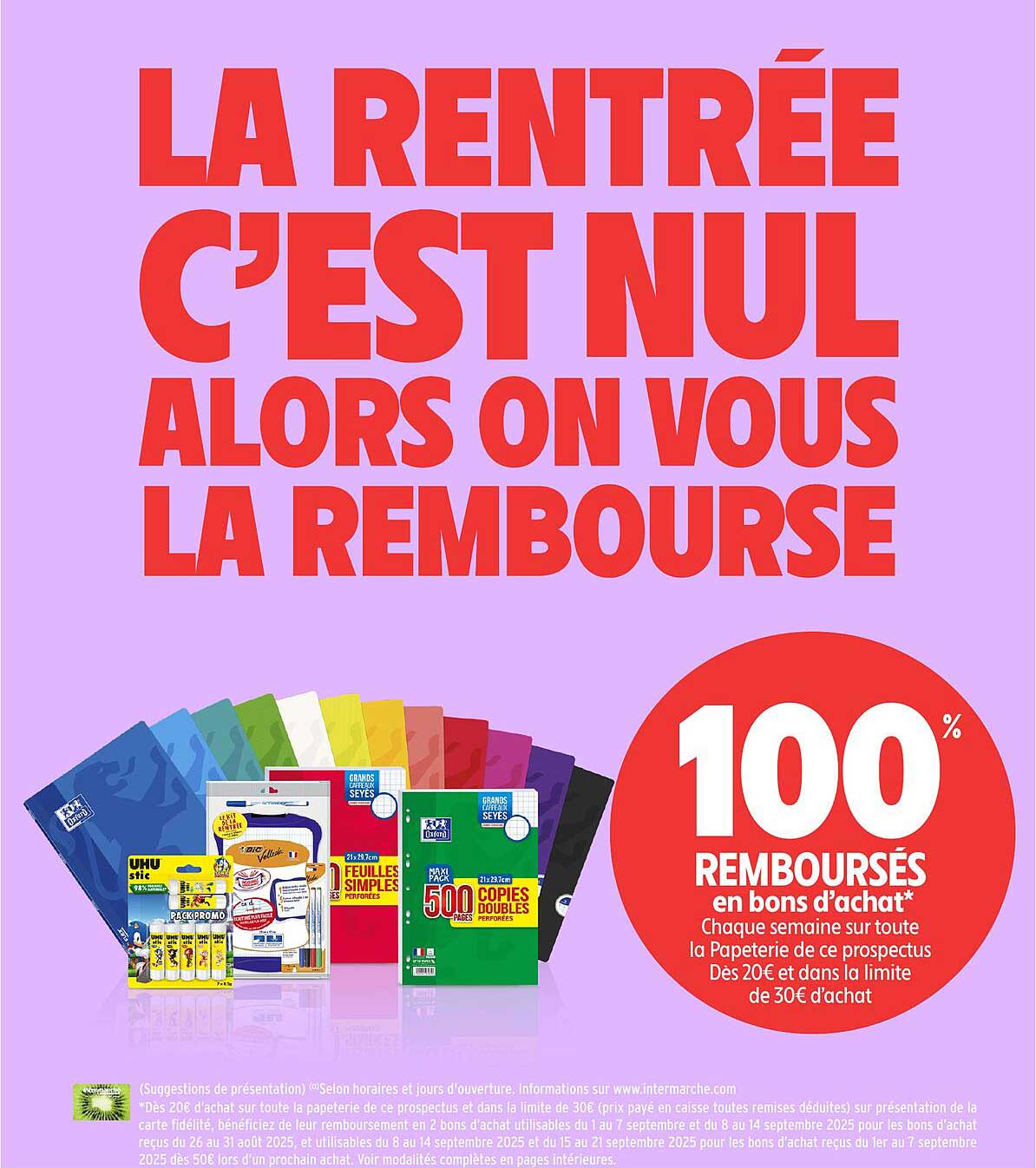 LA RENTRÉE C'EST NUL ALORS ON VOUS LA REMBOURSE