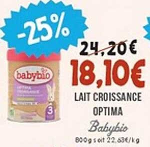 LAIT CROISSANCE OPTIMA