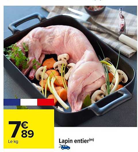 Lapin entier(m)