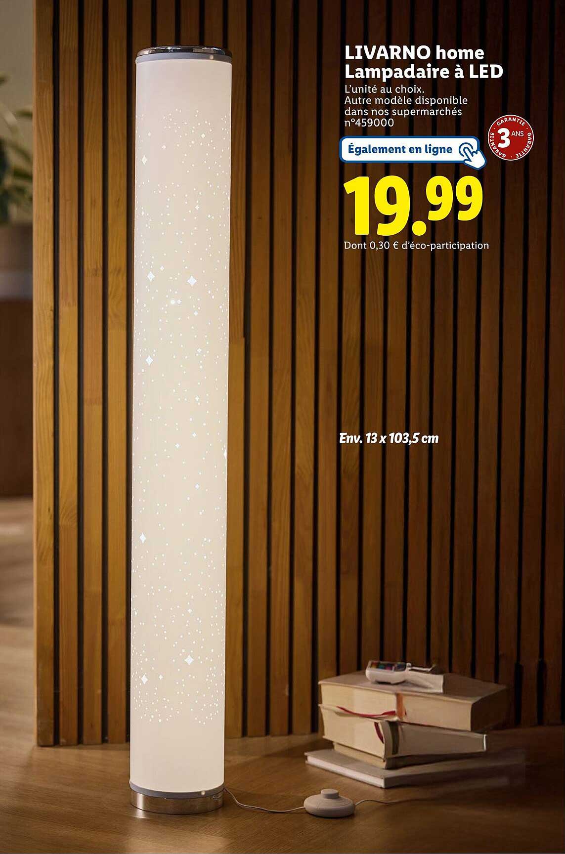 LIVARNO home Lampadaire à LED