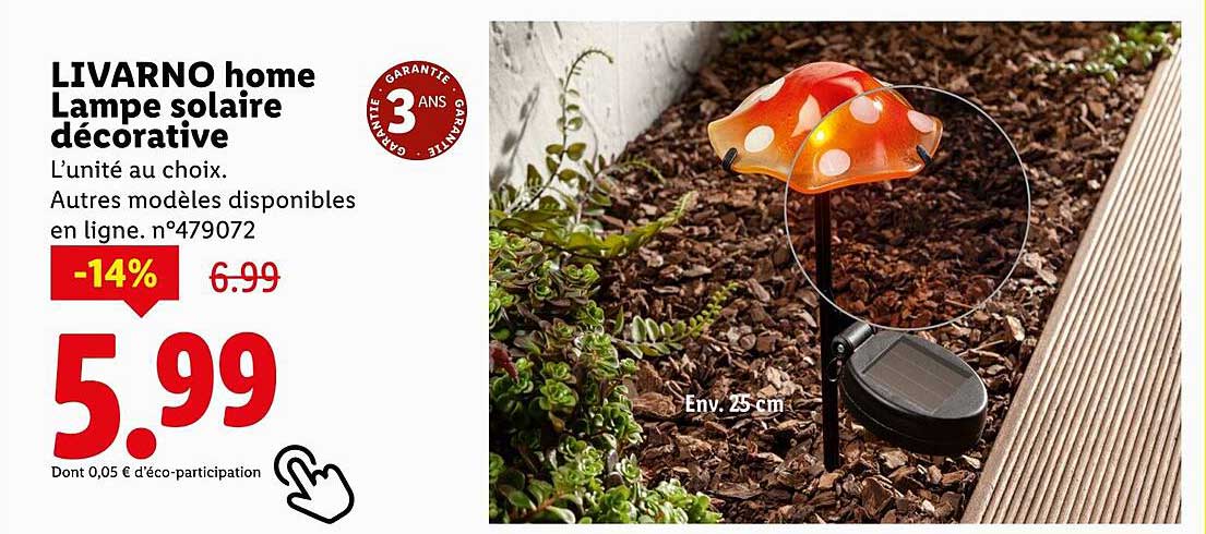 LIVARNO home Lampe solaire décorative