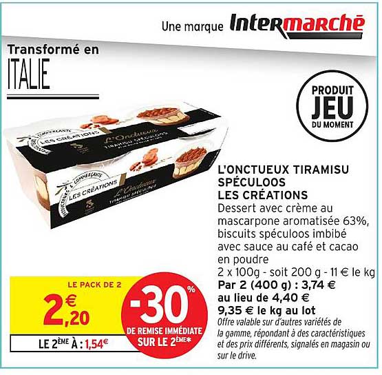 L'ONCTUEUX TIRAMISU SPÉCULOS LES CRÉATIONS