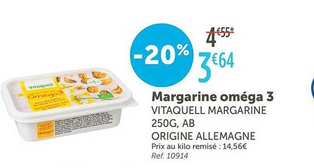 Margarine oméga 3