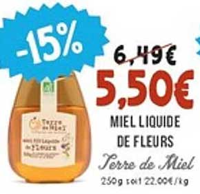 Miel liquide de fleurs Terre de Miel