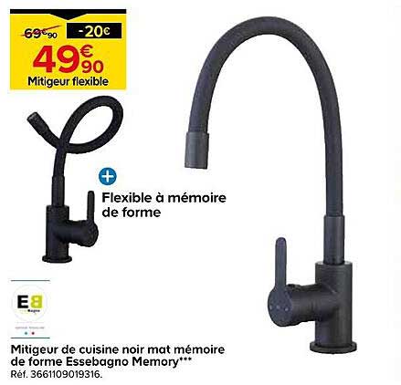 Mitigeur flexible