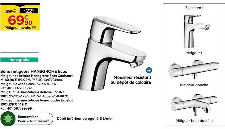 Mitigeur lavabo M