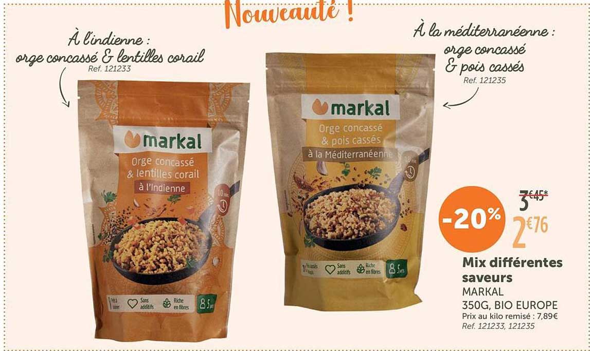 Mix différentes saveurs