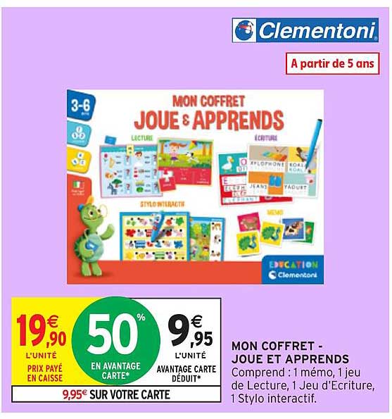 MON COFFRET - Joue et Apprends