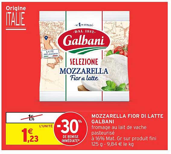 MOZZARELLA FIOR DI LATTE GALBANI