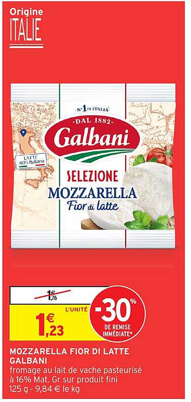 MOZZARELLA FIOR DI LATTE GALBANI