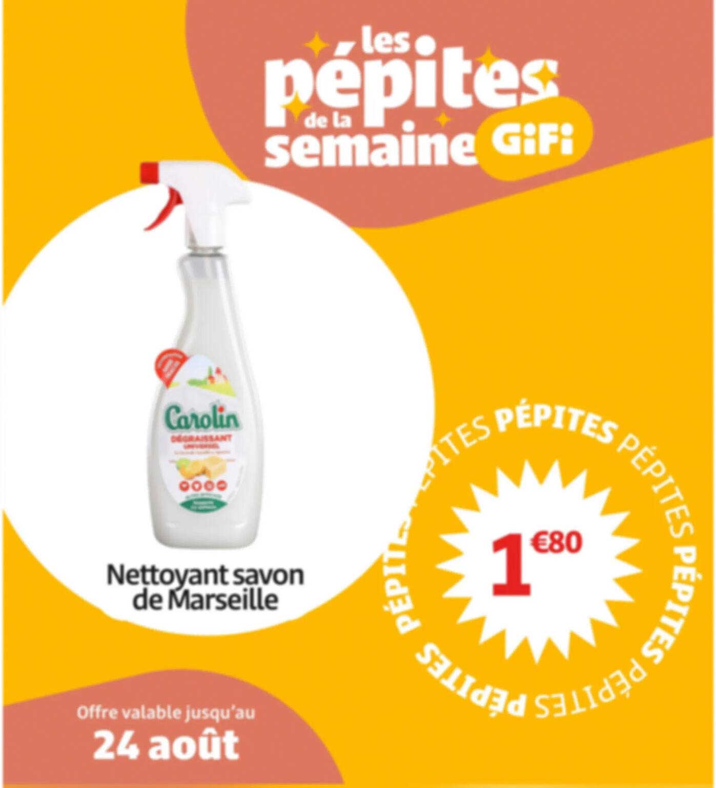 Nettoyant savon de Marseille