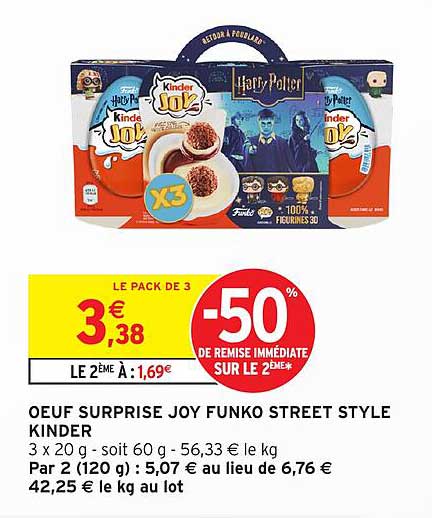 OEUF SURPRISE JOY FUNKO STREET STYLE KINDER