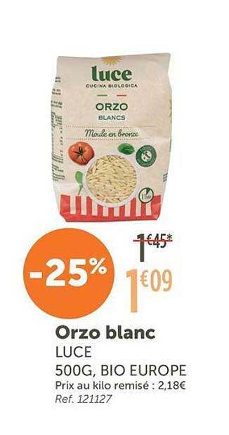 Orzo blanc LUCE