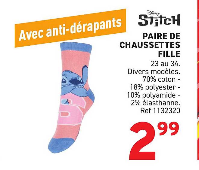 PAIRE DE CHAUSSETTES FILLE