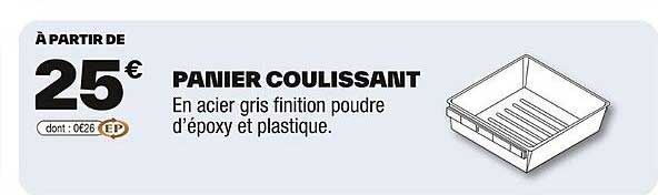 PANIER COULISSANT