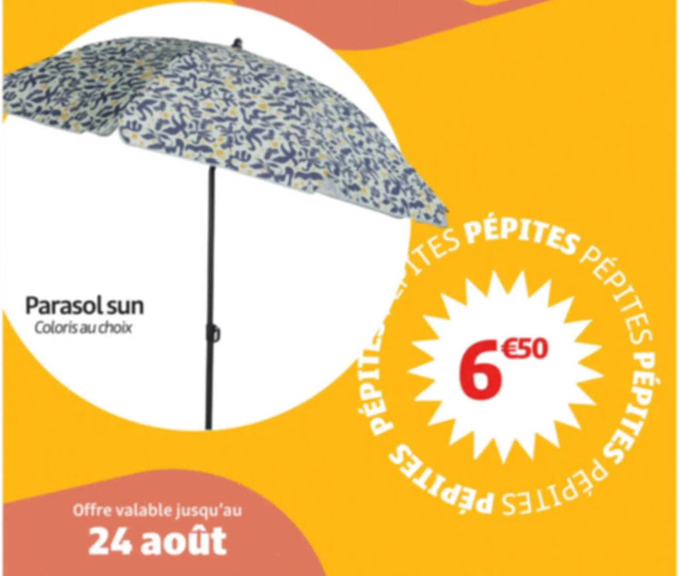 Parasol sun Coloris au choix