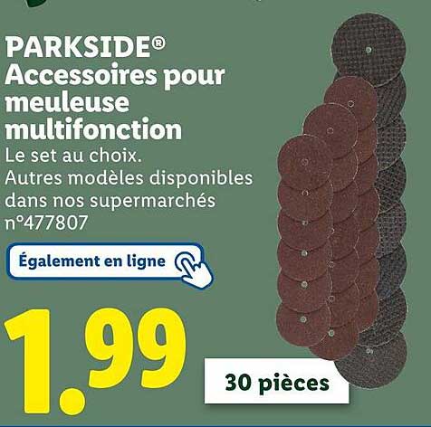 PARKSIDE® Accessoires pour meuleuse multifonction