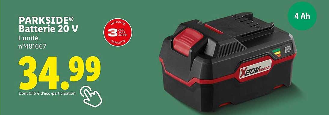 PARKSIDE® Batterie 20 V