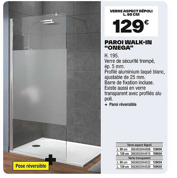 PAROI WALK-IN “ONEGA”