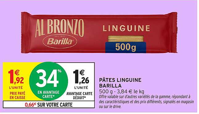 PÂTES LINGUINE BARILLA