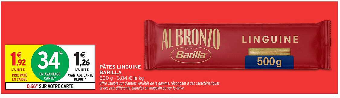 PÂTES LINGUINE BARILLA