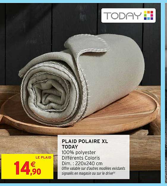 PLAID POLAIRE XL