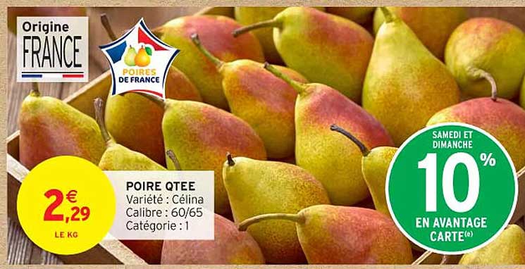 POIRE QTÉE