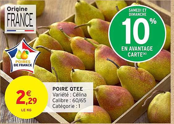 POIRE QTÉE
