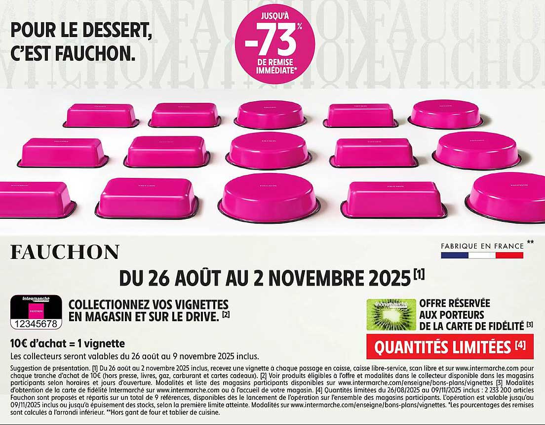 POUR LE DESSERT, C’EST FAUCHON.