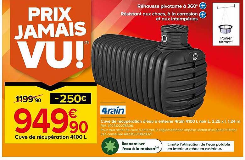 Prix jamais vu !