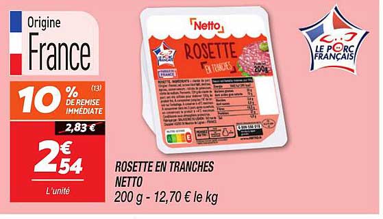ROSETTE EN TRANCHES