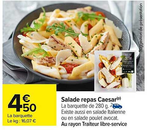 Salade repas Caesar(p)