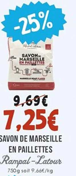 SAVON DE MARSEILLE EN PAILLETTES