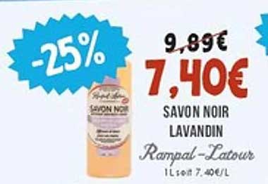 Savon Noir Lavandin Rampal-Latour