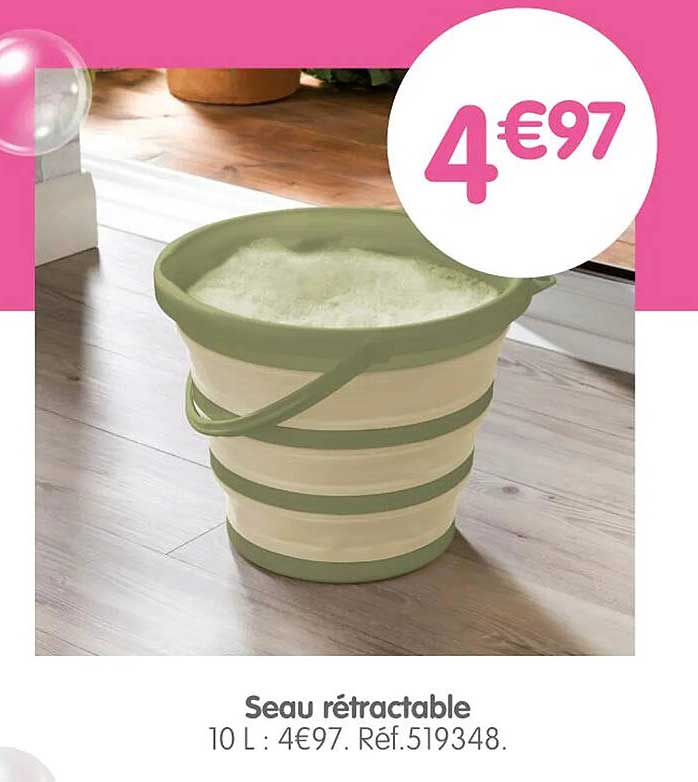 Seau rétractable