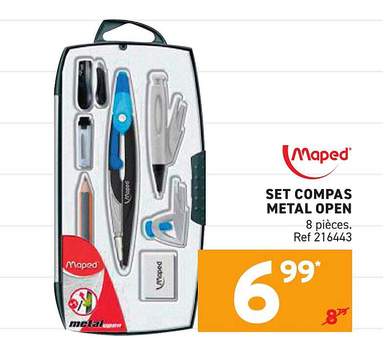SET COMPAS METAL OPEN