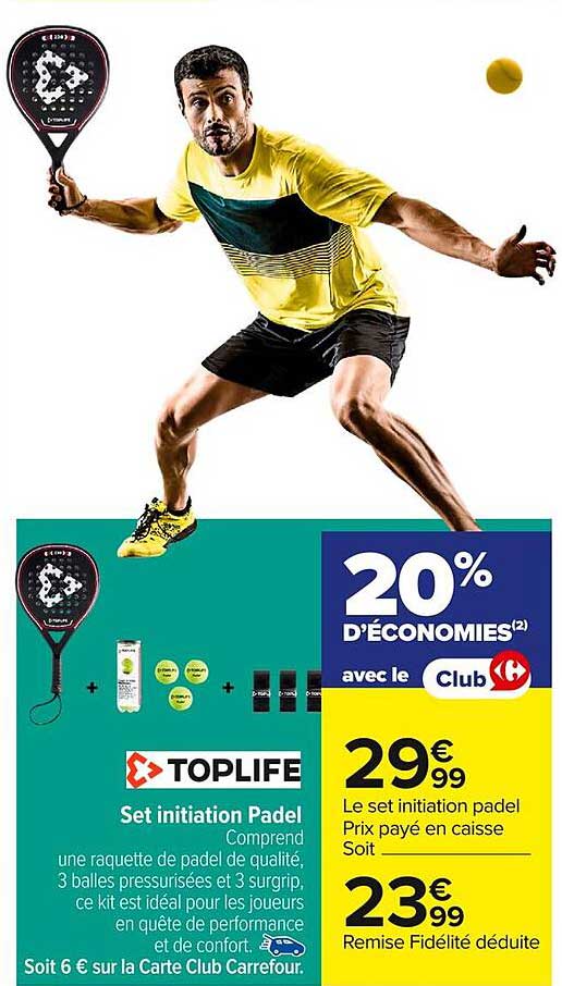 Set initiation Padel