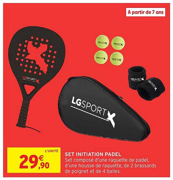SET INITIATION PADEL