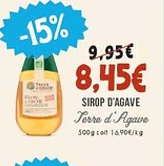 Sirop d'Agave Terre d'Agave