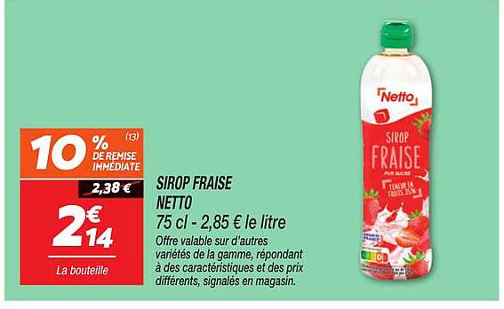 SIROP FRAISE