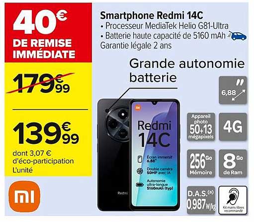 Smartphone Redmi 14C