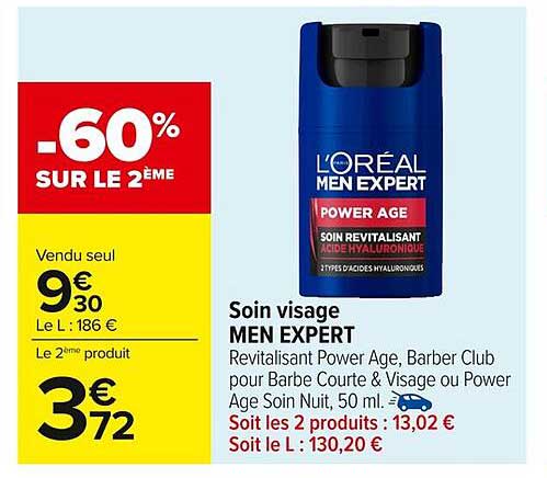 Soin visage MEN EXPERT