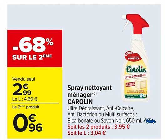 Spray nettoyant ménage(d) CAROLIN