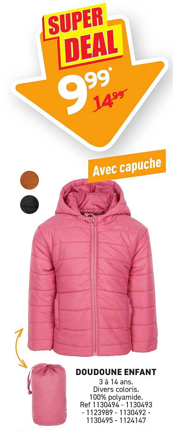 Super Deal Doudoune Enfant