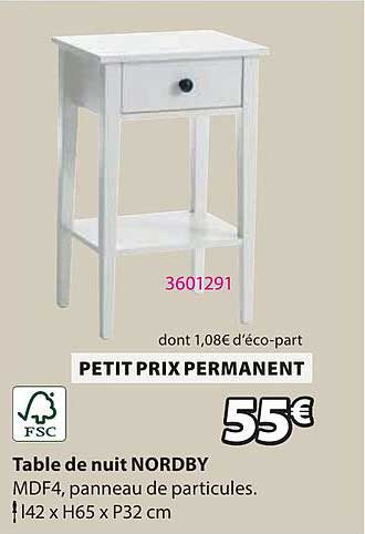 Table de nuit NORDBY