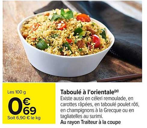 Taboulé à l'orientale