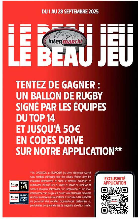 TENTEZ DE GAGNER : UN BALLON DE RUGBY SIGNÉ PAR LES ÉQUIPES DU TOP 14