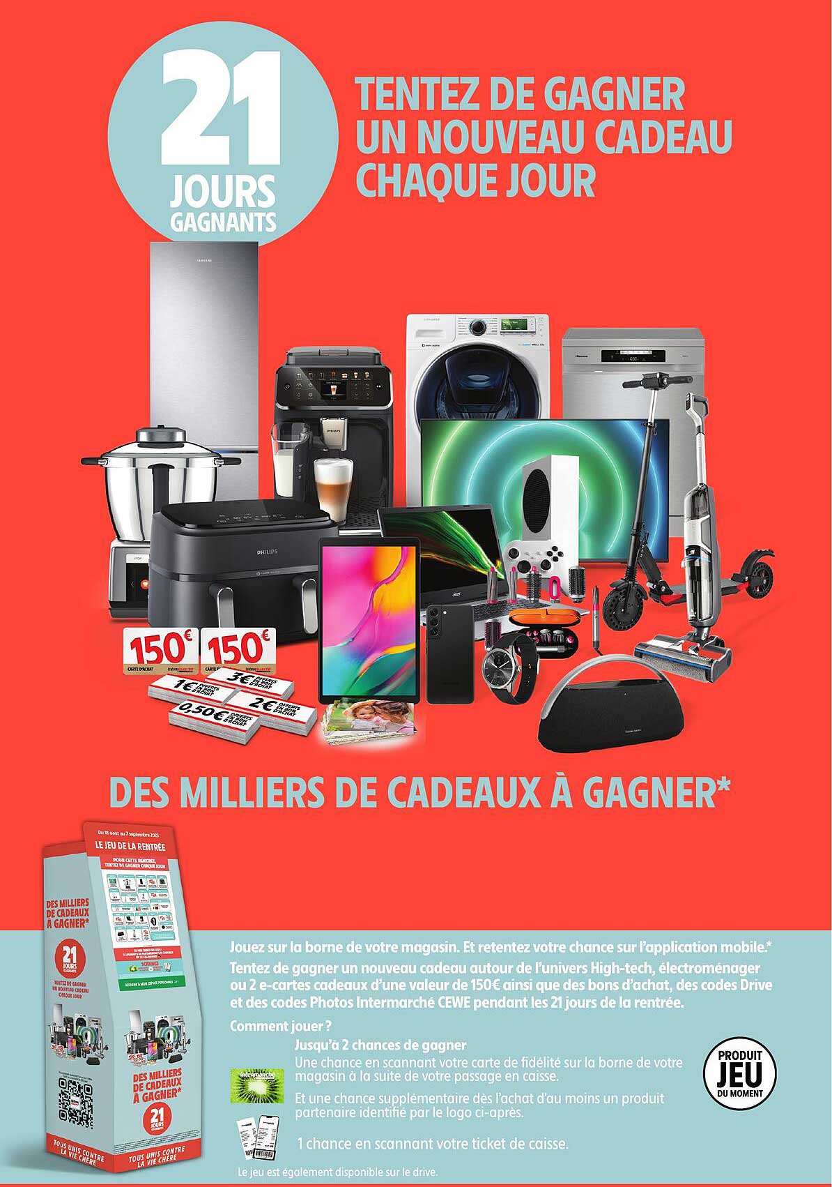 TENTEZ DE GAGNER UN NOUVEAU CADEAU CHAQUE JOUR