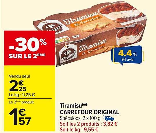 Tiramisu(m) CARREFOUR ORIGINAL
